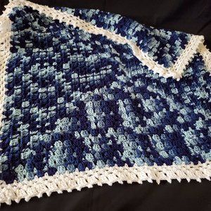 Crochet Shades of Dusk Baby Blanket/New